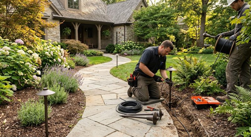 Brick Hardscape Installation