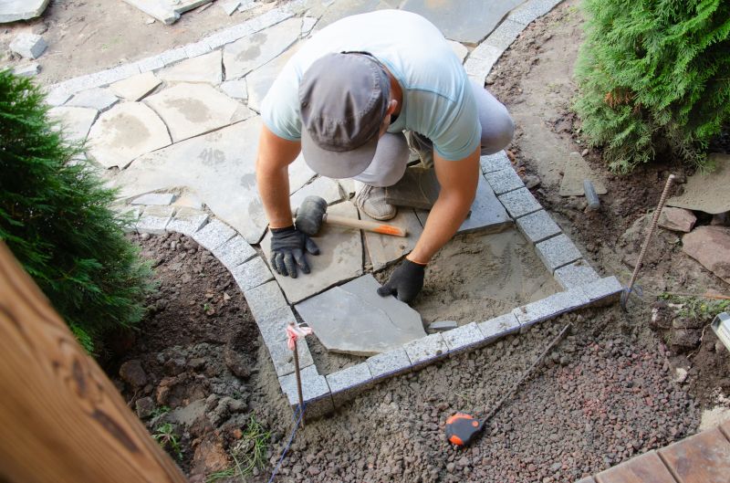 Local Stone Walkway Installation pros at work