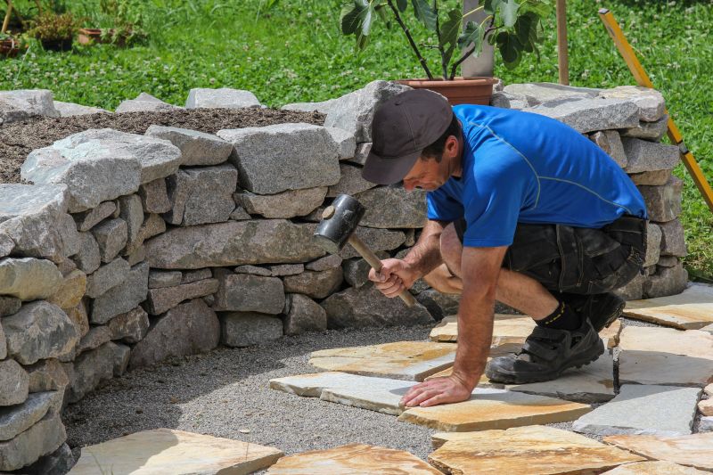 Stone Walkway Installation