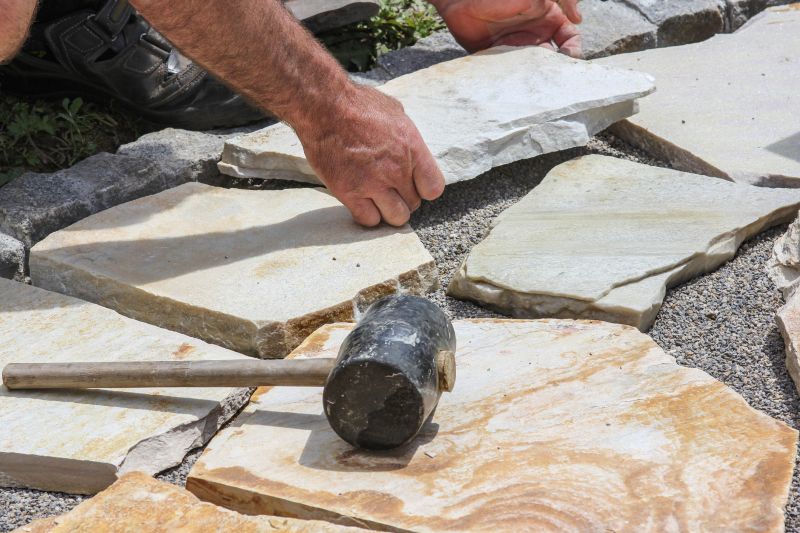 Stone Walkway Installation