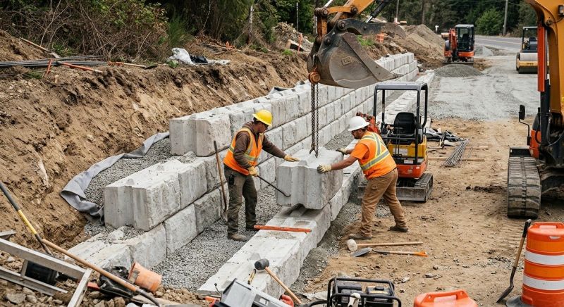 Block Wall Installation in Worcester, MA