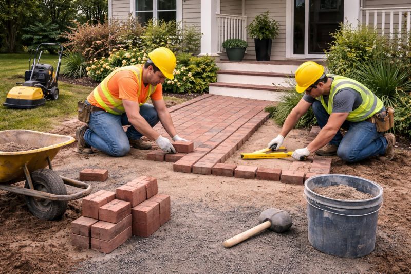 Brick Paving Installation in Stamford, CT