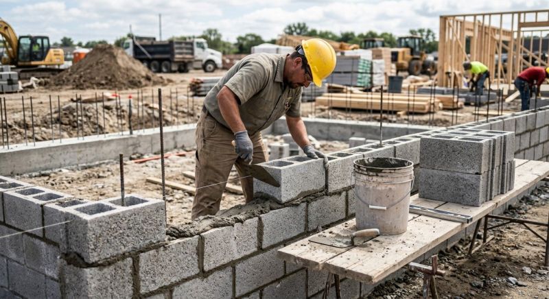Concrete Blocks Installation in Worcester, MA